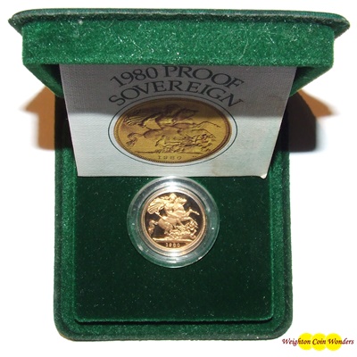 1980 Gold Proof Sovereign